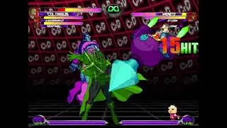 MvC2: Magneto/Tron Tag Infinite to LR Hail DHC to Tag Infinite (Proof of Concept) .:7.10.25:.