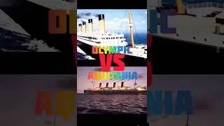 RMS OLYMPIC VS RMS AQUITANIA #oceanliner77 #britishoceanliner #edit #history #britishship