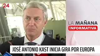 Presidente electo José Antonio Kast inicia gira por Europa: 