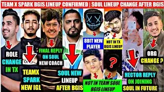 TX NEW IGL | REGA NOT IN SOUL BGIS LINEUP | HECTOR ON JOINING SOUL | 8BIT NEW PLAYER | SOUL(D)