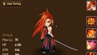 Summoners War - Jun (fire samurai)
