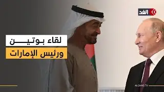 أبرز ما دار في لقاء بوتين ورئيس دولة الإمارات الشيخ محمد بن زايد
