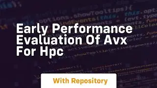early performance evaluation of avx for hpc