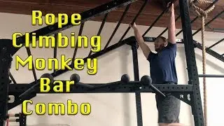 Rope Climbing Monkey Bar Combo