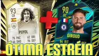 #FIFA21 AN&Aacute;LISE #EP1 GIROUD MOMENTS 90 E PUYOL PRIME 93 - Fifa Ultimate Team Rumo Divis&atilde;o 3 Fifa 21