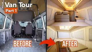 DIY Camper Van Conversion - 30 Days Start to Finish | Part 1