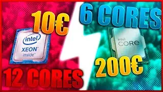 😰A $10 Xeon CPU DESTROYS a $200 Intel I5😰
