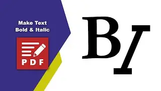 How to Highlight PDF Content Using Bold and Italic Fonts in PDF-XChange Editor