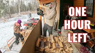 The Storm Was Coming. We Had One Hour to Get Firewood.