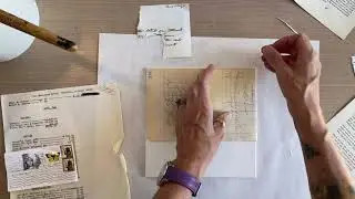 Creating an Ephemera Background for Watercolor–Tutorial Tidbits