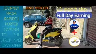 Porter 1 din ki kamai | Porter Bike Delivery Earning | Porter vlogs | Building My Tech Career