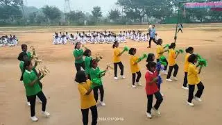 Zumba Dance by class 6th girls on sports meet 2024