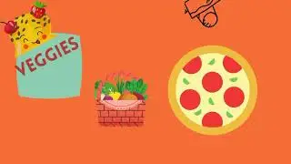 How to make a pizza || Animated video || Veg pizza recipe || Animation pizza #shorts