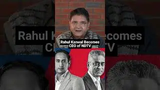 Rahul Kanwal Becomes CEO of NDTV | Rajdeep & India Today in Depression | #shorts