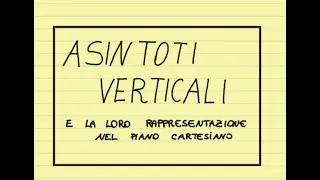 ASINTOTI VERTICALI | Grafico | dominio di funzione