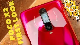 POCO X2 (Phoenix Red) Hands-On First Look 🔥🔥