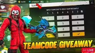 FREE FIRE LIVE 🛑 WITH SUBSCRIBERS 😎TEAMCODE CHALLANGE 👑 #freefirelive #shortlive #shortsfeed