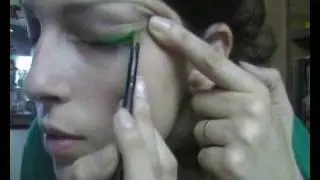 TUTORIAL MAKE UP - verde/giallo brazil