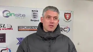 AFC Portchester boss Gav Spurway's post match interview after Horndean draw - December 27, 2025
