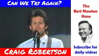 Craig Robertson - Can We Try Again - Bert Newton Show - 1989