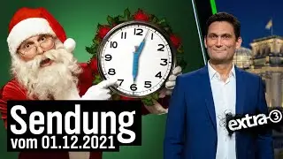 Extra 3 vom 01.12.2021 im NDR | extra 3 | NDR