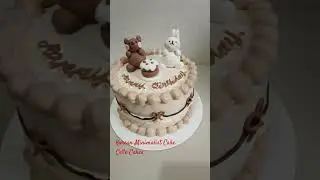 korean minimalist cake #minimalist #korea #customizedcake #cakedecorating #cellecakes