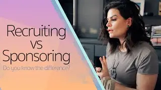 Sponsoring vs Recruiting There Is A Huge Difference - Jessie Lee #Bosslee