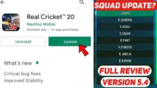 Real Cricket 20 New Update Launched | Version 5.4 | Gameplay Review | Rc20 New Update V.5.4