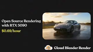 Blender 5.0 + RTX 5090 = 0,69 $/час | Cloud Blender Render