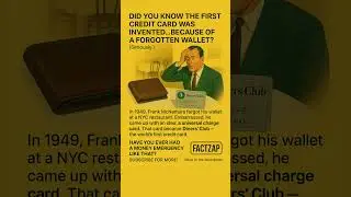 The First Credit Card Was Born From Embarrassment?! | Diners Club Origin Story 💳 #FinanceFacts