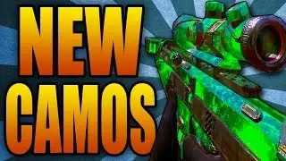 FOUR New Camos in Black Ops 2! Beast, Weaponized, Octane, & Dead Man's Hand (COD BO2 DLC Gameplay)