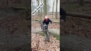 Ninja-Drop geht schief #mtb #ninjadrop #freeride #fail #failoftheday