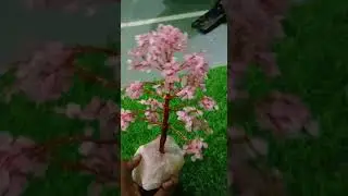 300 chips rose quartz tree with rose quartz raw bas any order WhatsApp par msg kare 7987719581