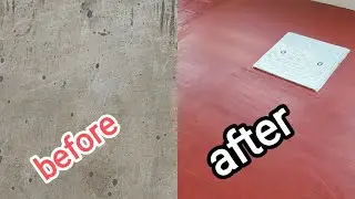 Floor painting // indigo floor painting //indigo floor guard