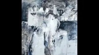 Intuitive painting with watercolor and gouache. Demo for Michigan Watercolor Society, June, 2024