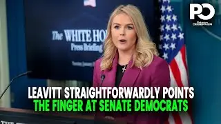 Leavitt SHOCKS Everyone: Senate Democrats Blamed for Impending Government Shutdown