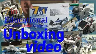 7 in 1 educational rechargeable solar energy kit series 2|| review and unboxing||
