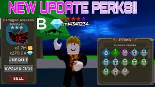 NEW UPDATE!!! PERKS!! Blade! Throwing Simulator | Roblox - Part 1