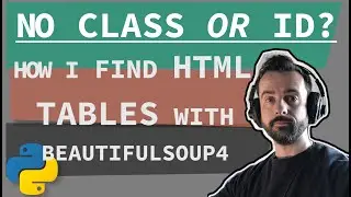 How I always get the right table when web scraping with Python