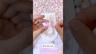 I used macaron hand-painted beads to make a Melody keychain#charm #beads #asmr #diy #packingorders