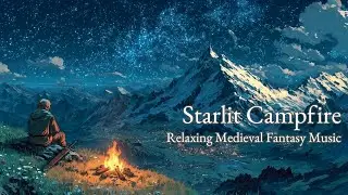 Starlit Campfire | Relaxing Medieval Fantasy Music &ndash; Celtic Ambience for Study & Focus
