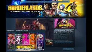 + Borderlands 3 Finally On Steam in March 2020 + Borderlands Franchise Sale +