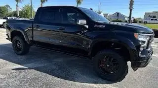 SOLD!!!!!! Black Widow - 2022 Chevrolet Silverado 1500 RST - Lifted truck