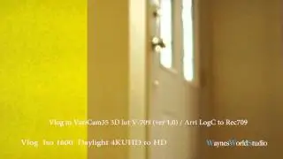 Panasonic GH4 Vlog with Varicam 35 3D lut / Arri LogC to Rec709