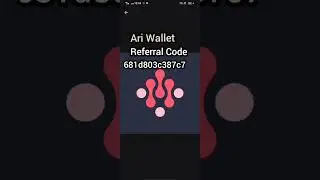 Ari wallet network referral code | Ari wallet network invitation code #ariwallet
