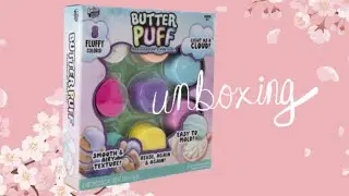 Butter Puff Marshmallow Cloud Clay Set Unboxing!