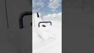Winter Colorful Cars vs Pit Trap &ndash; BeamNG.Drive Crash Test #32 #beamngdrive #shorts