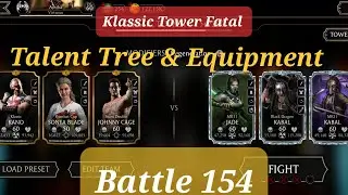 Mk Mobile Klassic Tower Fatal Battle 154 | Talent Tree & Equipment #mkmobile