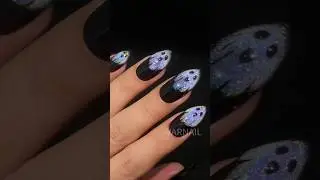 👻Ghost Night Out! 👻Get Ready for Halloween! #nails #halloweennails2025 #nailart