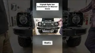 Sleek Hidden Light Bar Install: Ultimate Truck Mod! #shorts